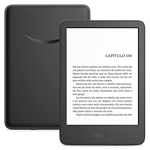 Kindle 11ª Geração (lançamento 2022) – Mais leve, com resolução de 300 ppi e o dobro de armazenamento (preto)