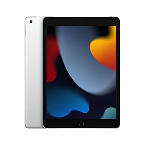 Apple iPad Wi-Fi de 10,2 polegadas (Wi-Fi + Cellular, 64 GB) - Prateado