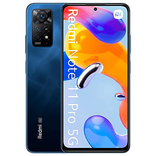 Celular Xiaomi Redmi Note 11 Pro 5G 8GB de RAM / 128GB / Tela 6.67" / Dual Sim - Atlantic Azul (Indonesia)