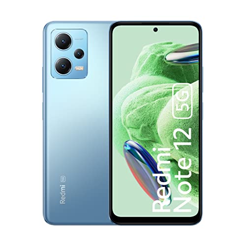 Celular Xiaomi Redmi Note 12 5G 128GB / 6GB RAM/Dual Sim/TelaP e 13MP -Mystique Blue - Azul (India)