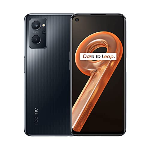 Smartphone Realme 9i Dual Sim 6.6" 4GB RAM 128GB ROM, 5000mAh, Versão Global, Plugue Padrão Americano, Prism Black - Preto