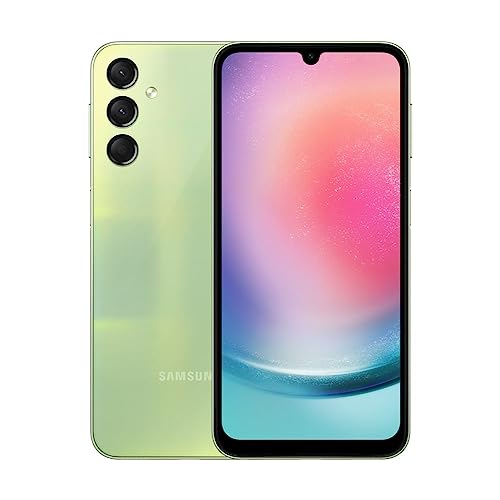 Smartphone Samsung Galaxy A24, 128GB, 4GB RAM, Tela Infinita de 6.5" Dual Chip Verde Lima