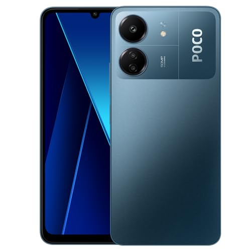 Smartphone Xiaomi POCO C65 Global Version 8GB+256GB MediaTek Helio G85 Octa Core 5000mAh 6.74" 90Hz HD+ display 50MP Camera NFC (Blue)