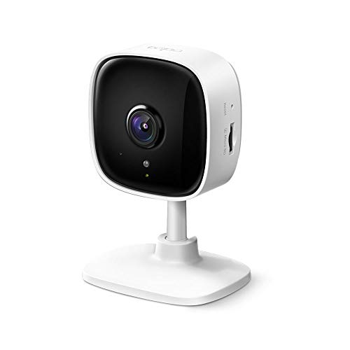 Camera de Segurança Wi-Fi, 1080p Full HD TP-Link Tapo C100, Visão Noturna, Audio de Duas Vias, Trabalha com Alexa, Detecção de Movimento, 512G de armazenagem, Armazenamento na Nuvem