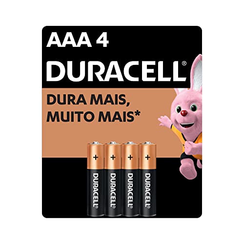 Duracell Pilha Alcalina Aaa Palito Duracell Com 4 Unidades