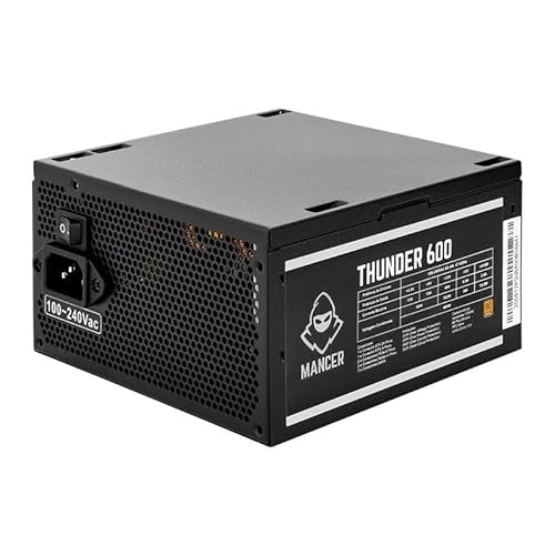 Fonte Mancer Thunder 600W, 80 Plus Bronze, MCR-THR600-BL01 OEM