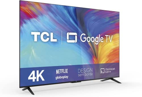 Smart TV LED 55' 4K UHD TCL 55P635 - Google TV, Wifi, PRETO