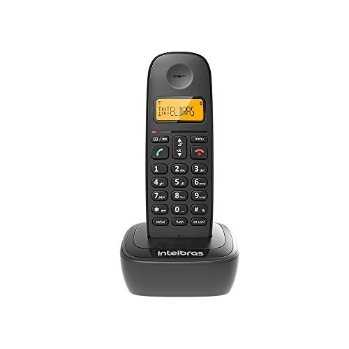 Telefone sem fio com identificador de chamadas TS 2510 ID Preto Intelbras